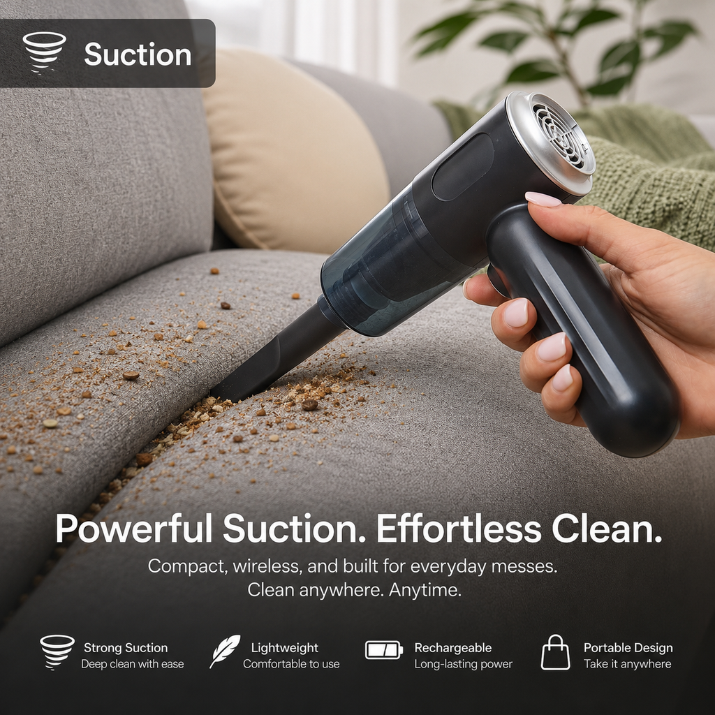 NexVac™ | Portable Wireless Vacuum